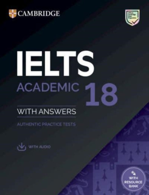 IELTS 18 Academic Students Book with Answers with Audio with Resource Bank