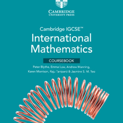 Cambridge IGCSE International Mathematics Coursebook with Cambridge Online Mathematics 2 Years Access