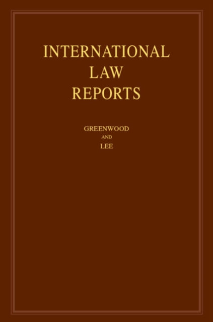 International Law Reports Volume 202