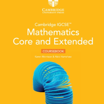Cambridge Igcsetm Mathematics Core and Extended