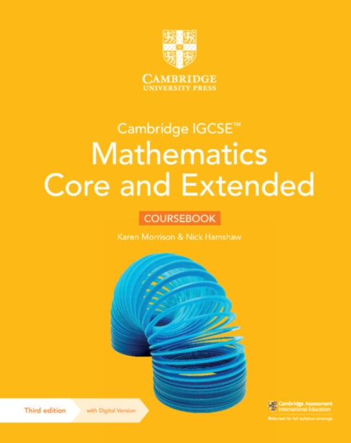 Cambridge Igcsetm Mathematics Core and Extended