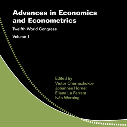 Advances in Economics and Econometrics Volume 1