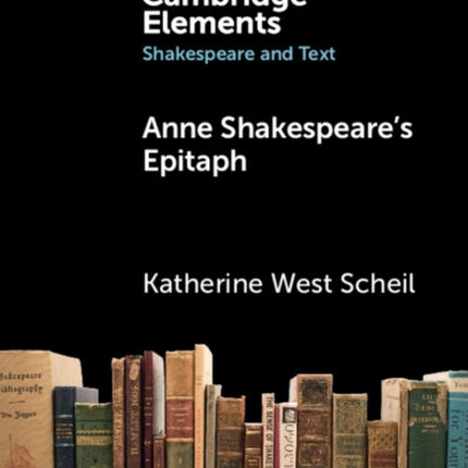 Anne Shakespeares Epitaph