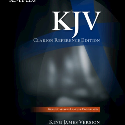 KJV Clarion Reference Bible Dark Green Buffalo Calfskin Leather Full Yapp KJ485XLY