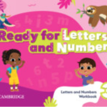 Ready Set Grow Level 3 Letters and Numbers Workbook American English