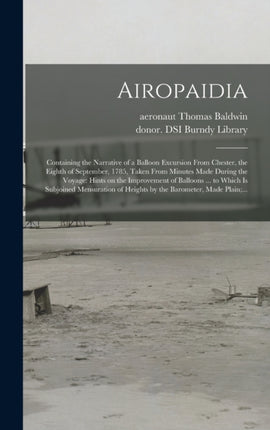 Airopaidia Containing the Narrative of a Balloon