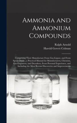 Ammonia and Ammonium Compounds Comprising Their