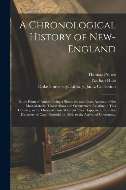 A Chronological History of NewEngland in the Form