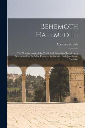 Behemoth Hatemeoth microform the Nomenclature of