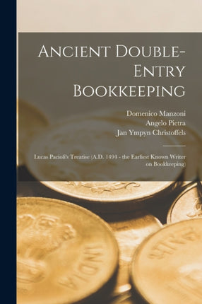 Ancient Doubleentry Bookkeeping