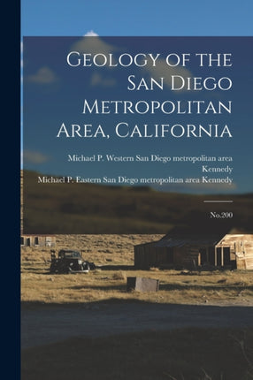 Geology of the San Diego Metropolitan Area California