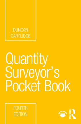 Quantity Surveyors Pocket Book
