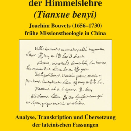 Der ursprungliche Sinn der Himmelslehre Tianxue