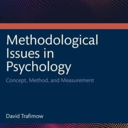 Methodological Issues in Psychology