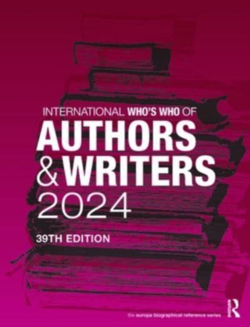 International Whos Who of Authors and Writers