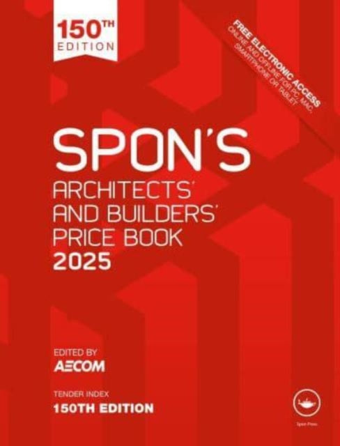 Spons Architects and Builders Price Book 2025