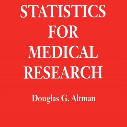 Practical Statistics for Medical Research