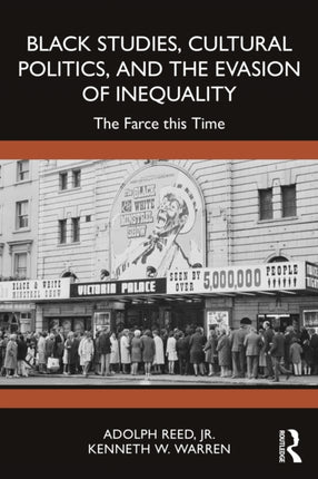 Black Studies Cultural Politics and the Evasion