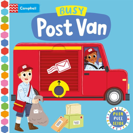 Busy Post Van: A Push, Pull and Slide Book