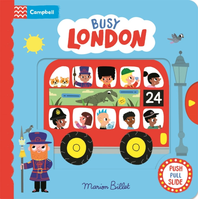 Busy London: A Push, Pull and Slide Book