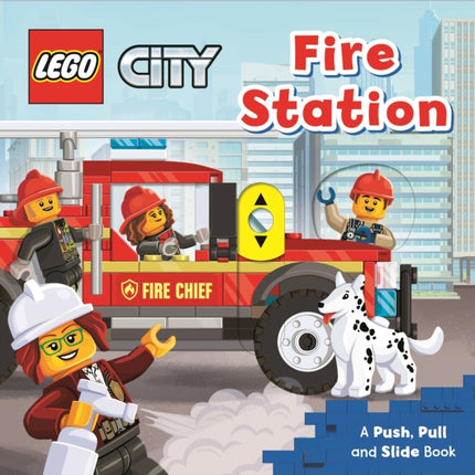 Legor City. Fire Station A Push Pull and Slide Book