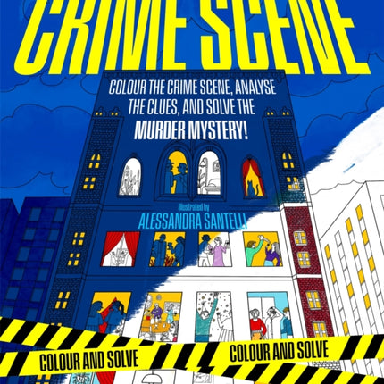 Colour and Solve Crime Scene