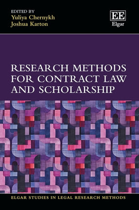 Research Methods for Contract Law and Scholarship