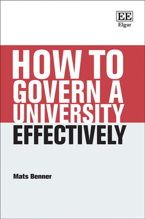 How to Govern a University Effectively