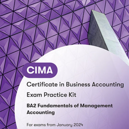 CIMA BA2 Fundamentals of Management Accounting