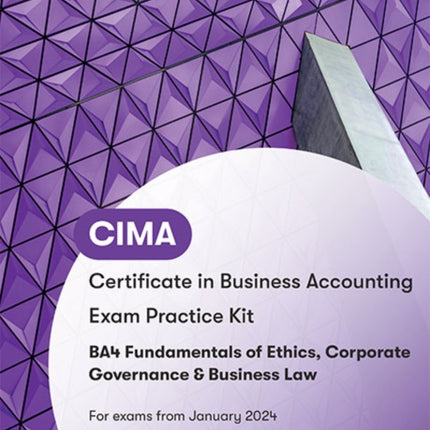 CIMA BA4 Fundamentals of Ethics Corporate
