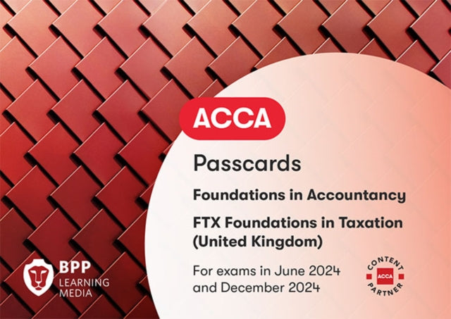 FIA Foundations in Taxation FTX FA2023: Passcards