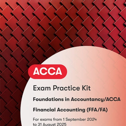 FIA Foundations of Financial Accounting FFA