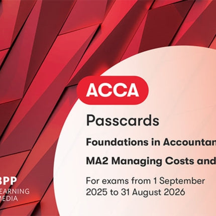 FIA Managing Costs and Finances MA2