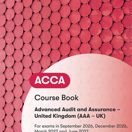 ACCA Advanced Audit and Assurance UK