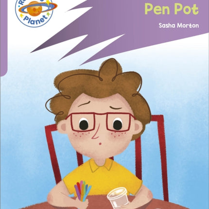 Reading Planet Rocket Phonics  First Steps  Pen Pot Lilac Plus