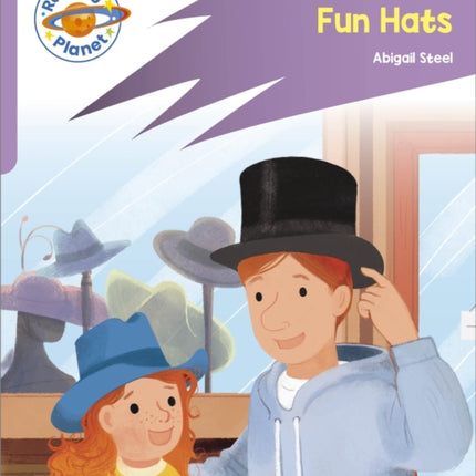 Reading Planet Rocket Phonics  First Steps  Fun Hats Lilac Plus