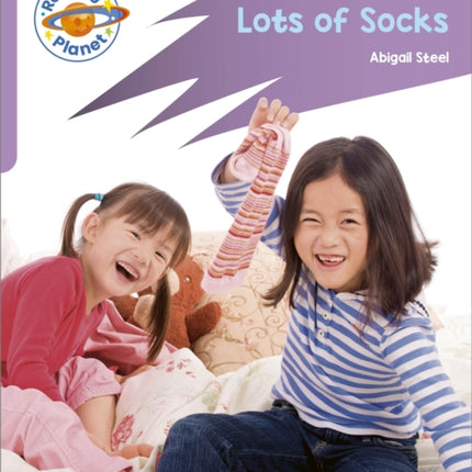 Reading Planet Rocket Phonics  First Steps  Lots of Socks Lilac Plus