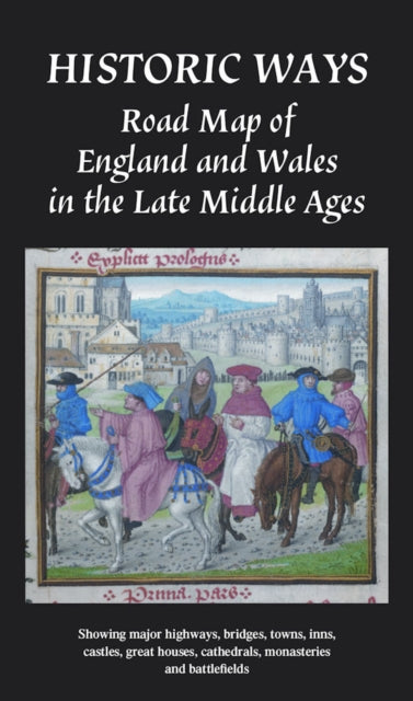 Historic Ways Road Map of England and Wales in