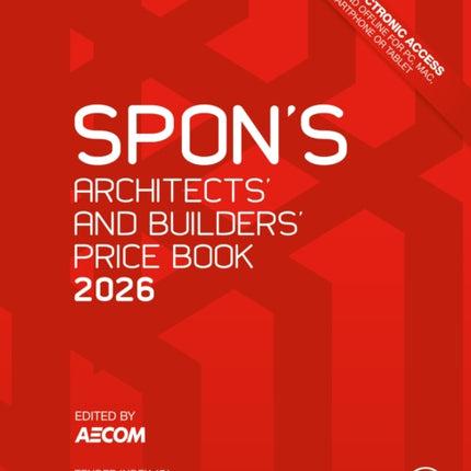 Spons Architects and Builders Price Book 2026