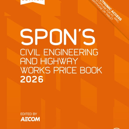 Spons Civil Engineering and Highway Works Price Book 2026