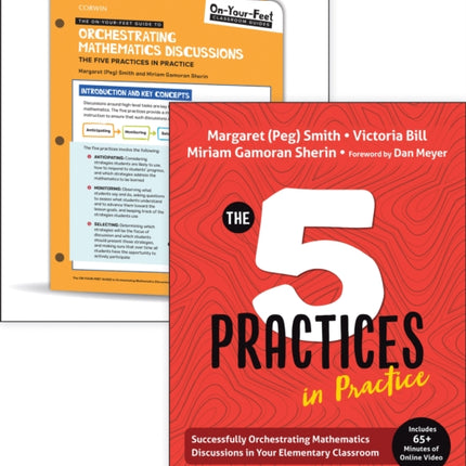 BUNDLE Smith The Five Practices in Practice Elementary  OnYourFeet Guide to Orchestrating Mathematics Discussions The Five Practices in Practice