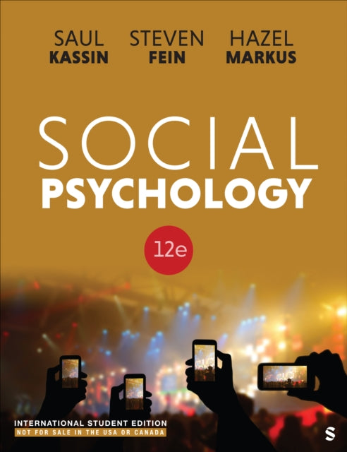 Social Psychology  International Student Edition