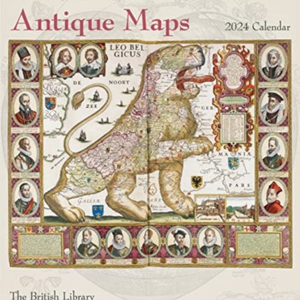 Antique Maps 2024 Wall Calendar