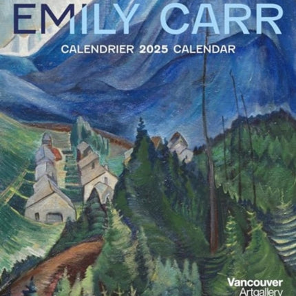 Emily Carr 2025 Wall Calendar