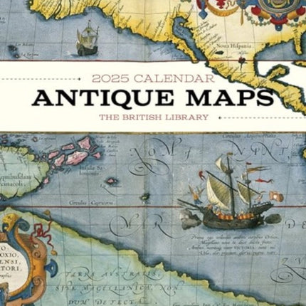 Antique Maps 2025 Wall Calendar