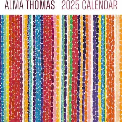 Alma Thomas 2025 Wall Calendar