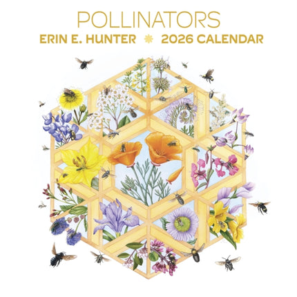 Erin E. Hunter Pollinators 2026 Wall Calendar