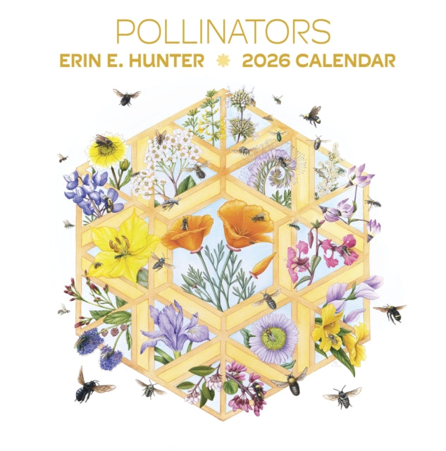Erin E. Hunter Pollinators 2026 Wall Calendar