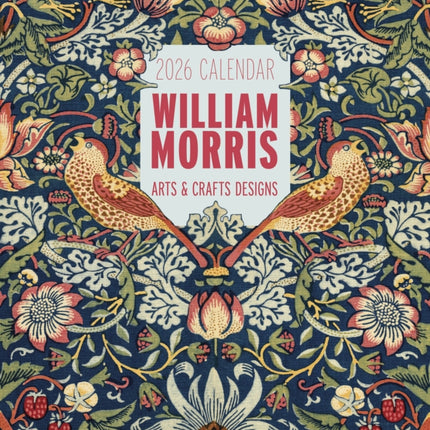 William Morris Arts  Crafts Designs 2026 Wall Calendar