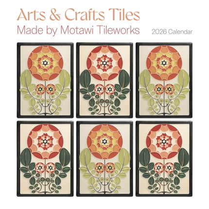Arts  Crafts Tiles Made by Motawi Tileworks 2026 Wall Calendar